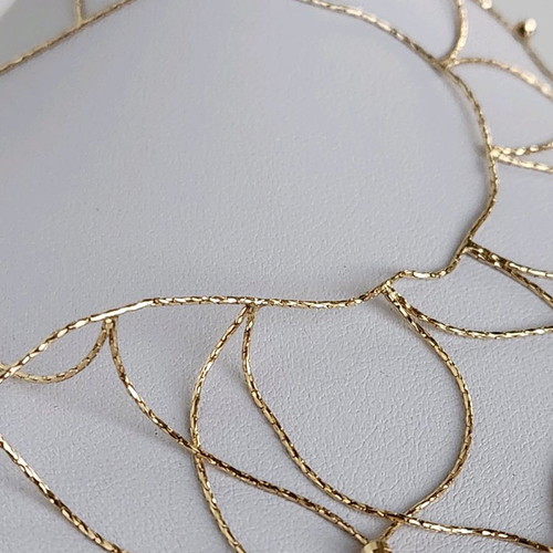 Gold necklace 14 carat used, length 42cm