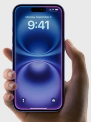 iPhone 16 Plus σαν καινούργιο, μπλε, 128GB, μπαταρία 92%