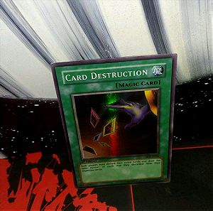 Yugioh Card , Card Destruction 1st Edition