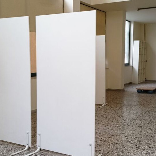 Wooden panels white like new, set of 4, 1.80m x 0.90m