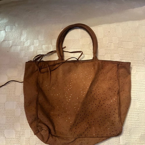 Women’s bag used, brown handheld