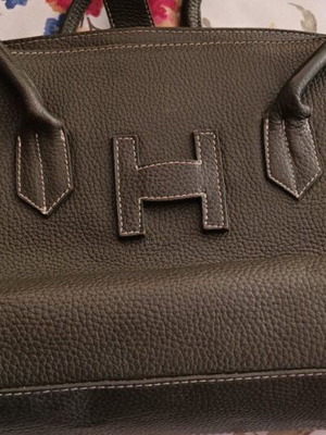 Women's khaki faux leather crossbody bag like new