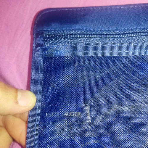 Estée Lauder toiletry bag new in dark blue