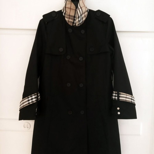 Burberry Blue Label Rare Vintage Women's Double-Breasted Trench Coat New Size L