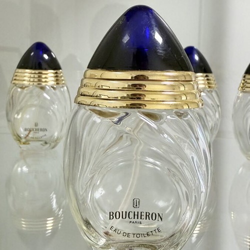 Boucheron 50ml empty perfume bottles used, made in France