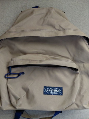 Σακίδιο Eastpak καινούργιο, μπεζ και μπλε