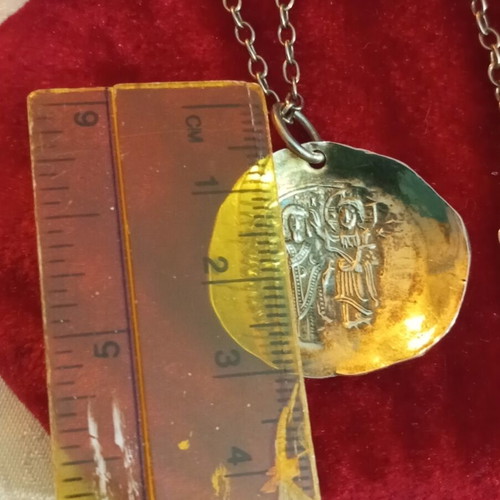 Zolotas 950 Konstantinato Necklace Pendant like new, gold plated
