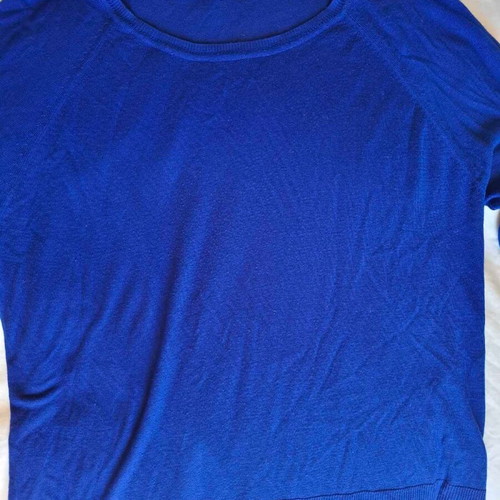 Zara Knit blouse electric blue, like new, size L