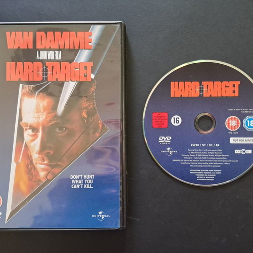Hard Target DVD like new with English audio and subtitles