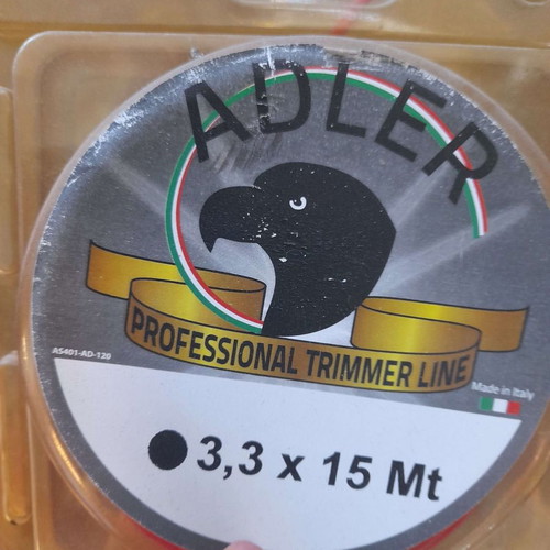 Adler round trimmer line 3.3mm x 15 meters new