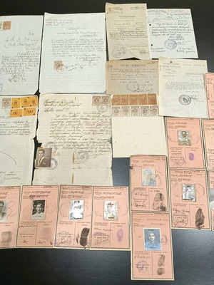 Σπάνια έγγραφα από Ικαρία δεκαετίας '40 και '50 μεταχειρισμένα, πακέτο 80 τεμαχίων