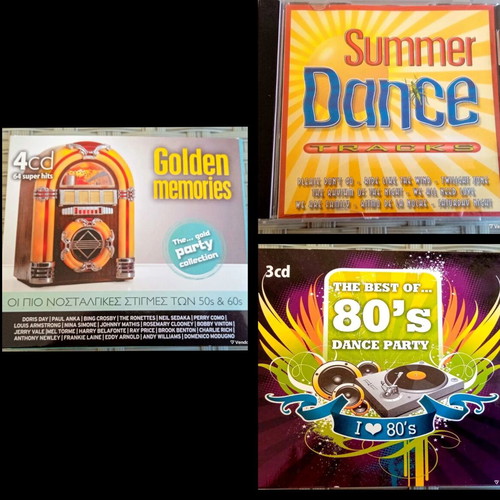 Golden Memories 8 CD nostalgic albums 50s, 60s and 80s dance