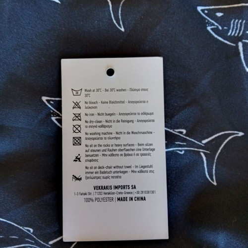 Men's swim shorts Bermuda size L black like new