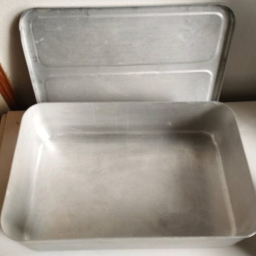 Vintage aluminum box like new, large, from the 60s