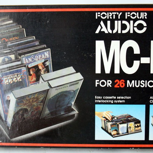 Forty Four Audio 44 MC-Flip cassette holder new, for 26 cassettes
