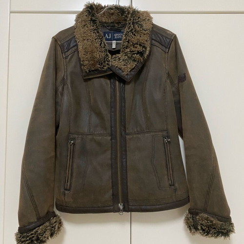 Armani jacket used brown size S