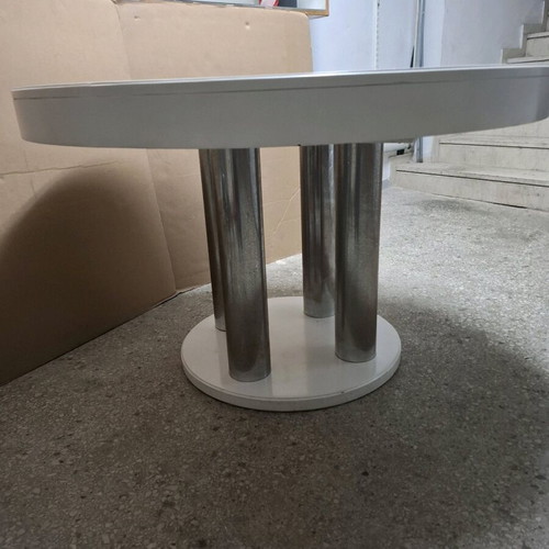 Coffee table like new 120x76 cm with 65x65 cm base