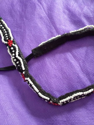 Ethnic boho hairband used with embroidery