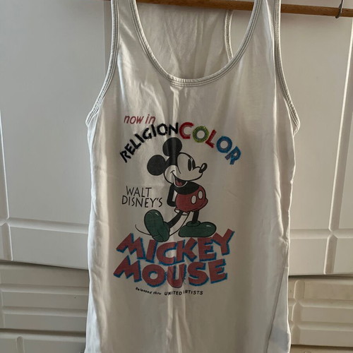 Religion collectible shirt like new, white, size S