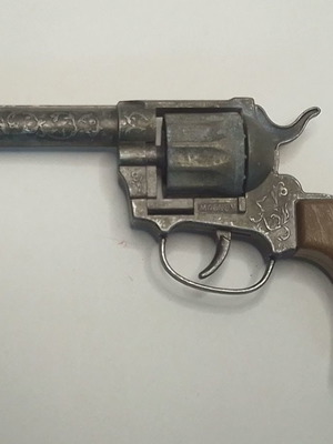 Винтидж метален пистолет с 12 патрона Ideal Modell Magnum 12 Shot употребяван