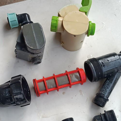 Garden irrigation system parts used, complete set