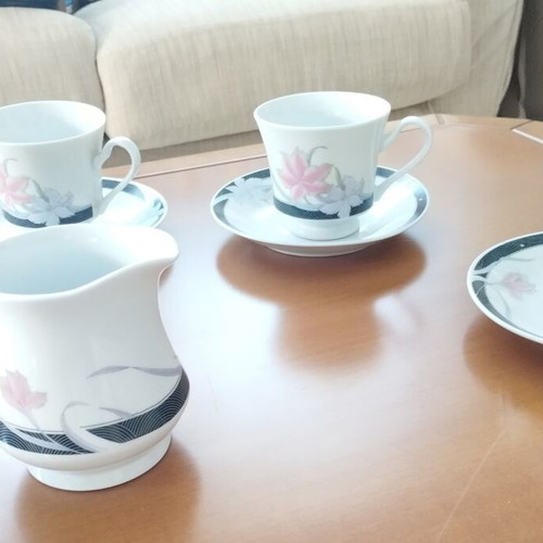 Vintage Fine China Tea Set 15 Pieces Mint Condition