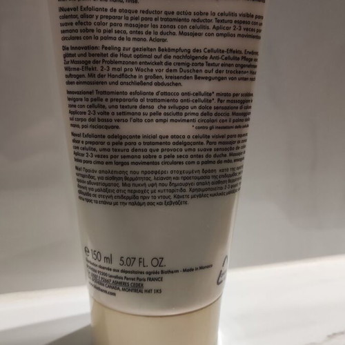 Celluli laser scrub Biotherm used