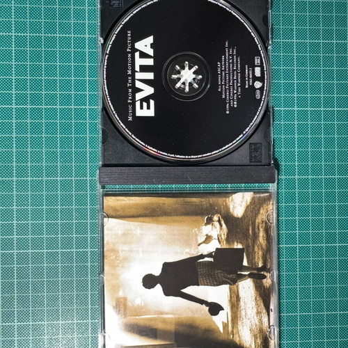 Evita DVD with film and CD with soundtrack in very good condition