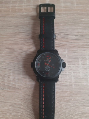 Naviforce wristwatch like new, black, men's