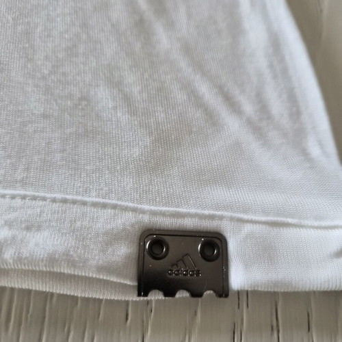 Adidas white shirt medium like new with breathable fabric