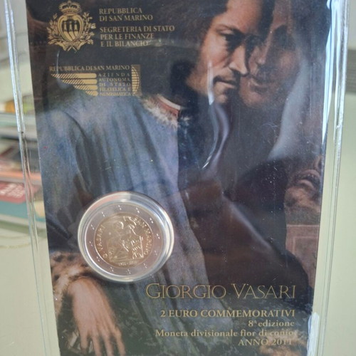 2 Euro San Marino coin card 20 pieces new