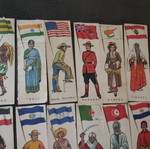 Melo Collectible Stickers used, national costumes, pack of 12