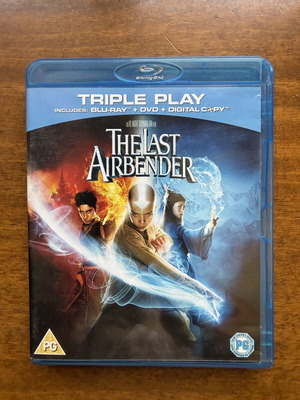 The Last Airbender Blu-ray and DVD like new, English subtitles