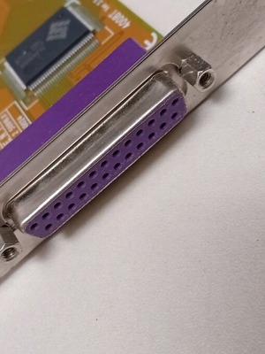 Pci to parallel port card used, as is