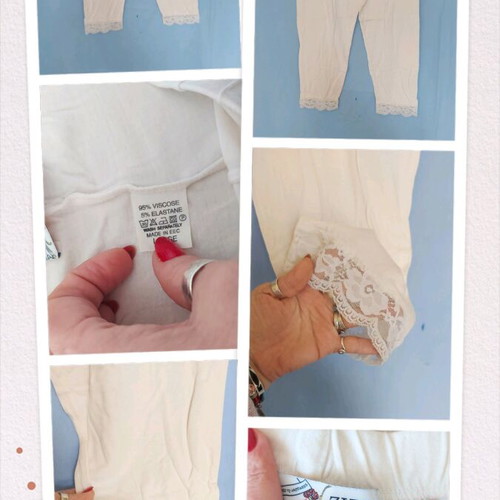 Zizzi Leggings Like New, Large Size with Lace