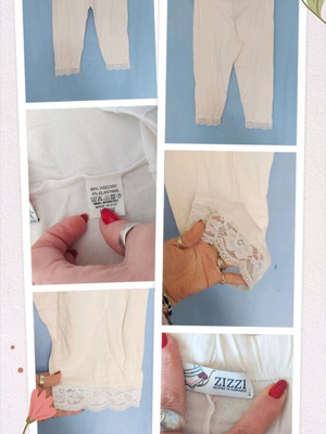 Zizzi Leggings Like New, Large Size with Lace