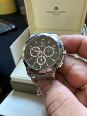 Maurice Lacroix Miros Chronograph men's watch like new