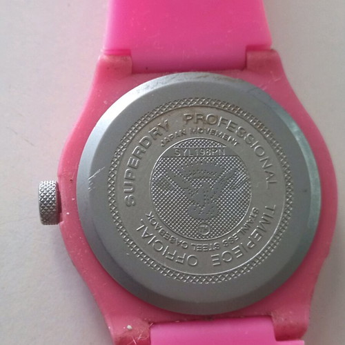 Superdry quartz women's watch like new, pink