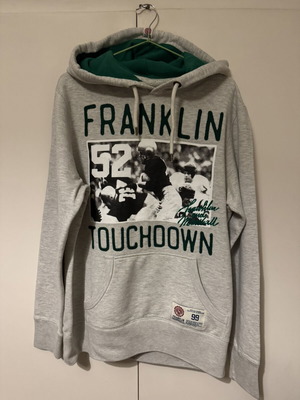 Franklin & Marshall men's hoodie gray with green lining size M like new