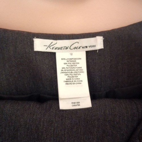 Kenneth Cole jacket and skirt like new, gray, sizes 12 and 10