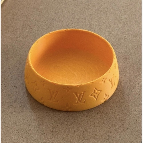Luxury Inspired Pet Bowl with Handmade 3D Printing