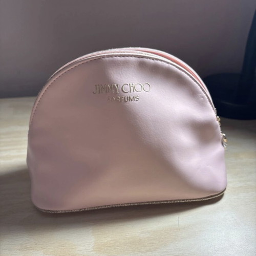 Jimmy Choo toiletry bag new, beige