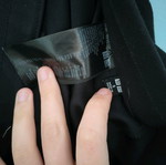 Uniqlo black pants size S like new, elastic fabric