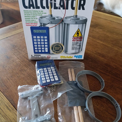 4M Green Science Tin Can Calculator educational kit