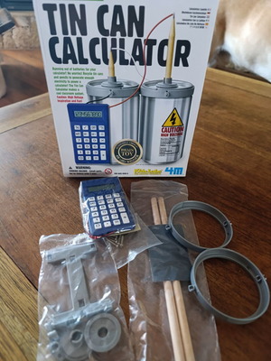 4M Green Science Tin Can Calculator educational kit