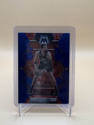 Ivica Zubac 2022-23 Panini Mosaic Blue Prizm #/85 near mint NBA card