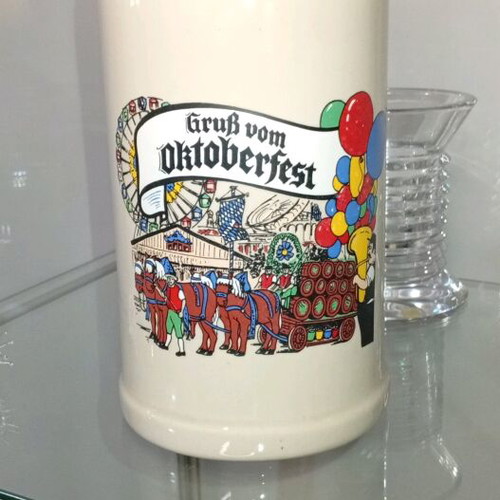 Vintage collectible beer glass 1L new