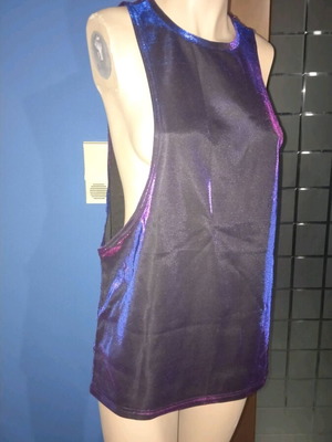 T shirt unisex new, size L, purple