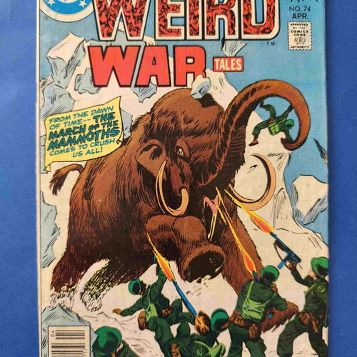 Weird War Tales 74 comic book used, English