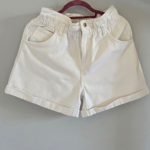 Funky Buddha white high-waisted shorts medium, like new, 100% cotton